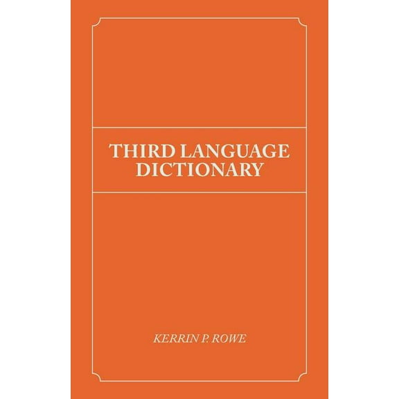 Third Language Dictionary, (Paperback)