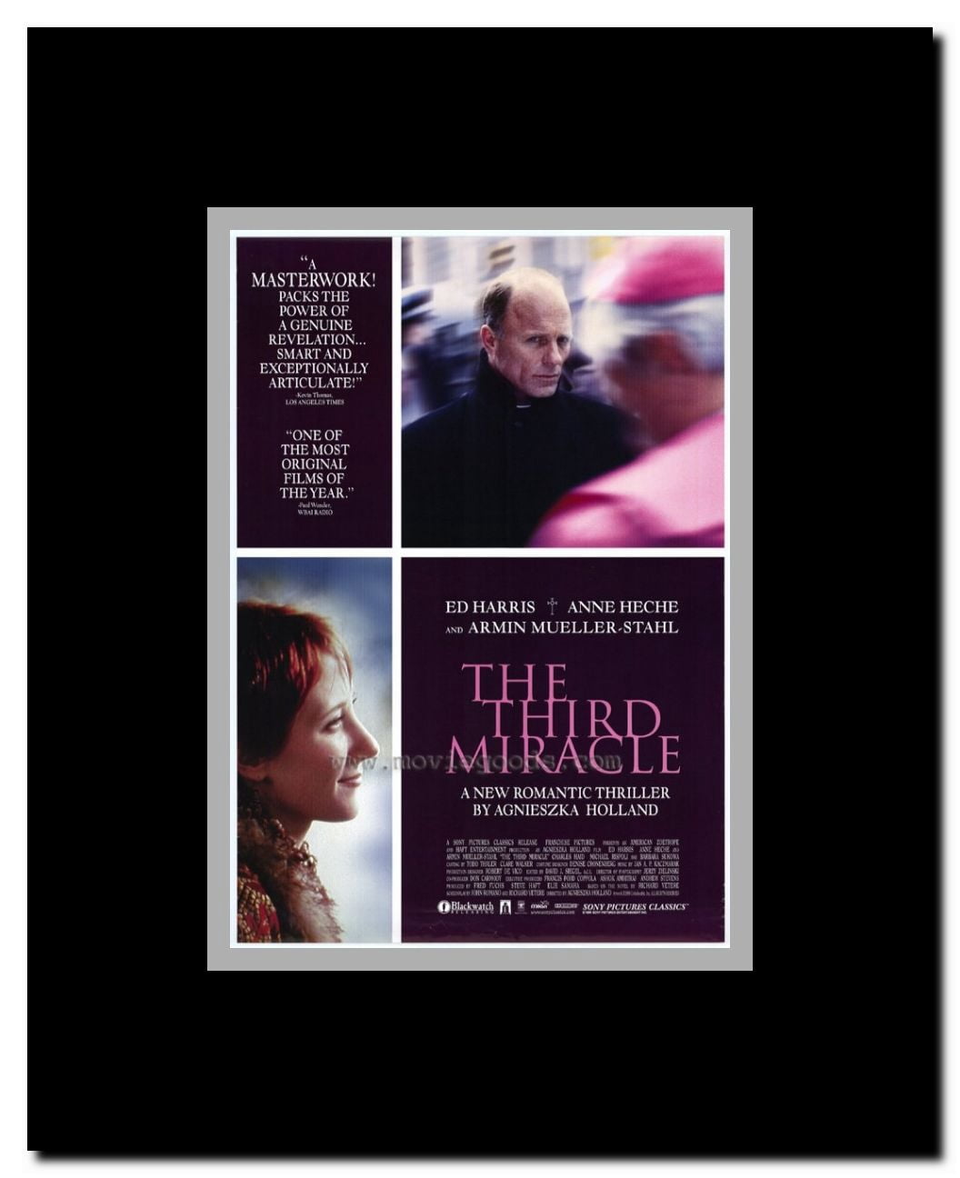 Third Miracle Framed Movie Poster