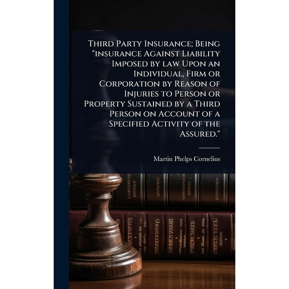 Third Party Insurance; Being "insurance Against Liability Imposed by law Upon an Individual, Firm or Corporation by, (Hardcover)