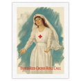 thumbnail image 1 of Third Red Cross Nurse Roll Call - Vintage War Poster by Haskell Coffin c.1919 - Japanese Unryu Rice Paper Art Print (Unframed) 18 x 24 in, 1 of 4