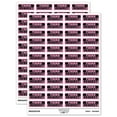 thumbnail image 1 of Third Request Payment Billing Sticker Set - Light Pink - Matte Finish - 1.25" Mini, 1 of 7