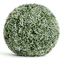 3rd Street Inn 15"Artificial Large Baby's Breath Topiary Ball - 1 Pack