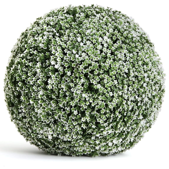 3rd Street Inn 19" Artificial XL Baby's Breath Topiary Ball - 1 Pack