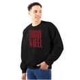 thumbnail image 1 of Third Wheel Funny Sarcastic Dating Unisex Plus Fleece Graphic Sweatshirt Brisco Brands 2X, 1 of 5
