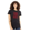 thumbnail image 1 of Third Wheel Funny Sarcastic Dating Womens Fitted Plus Size Graphic Tee Brisco Brands 2X, 1 of 5