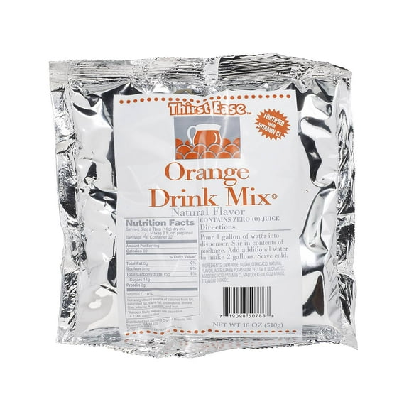 Thirst Ease Orange Drink Mix, 18 Ounce -- 12 per case.