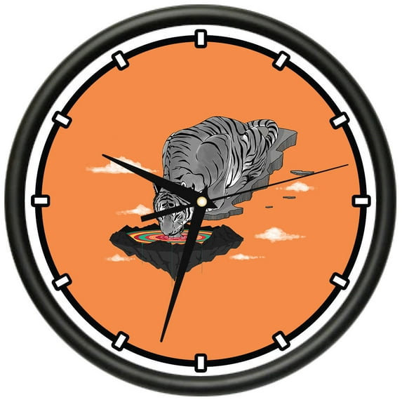 Thirst Of Color  Design Wall Clock | Precision Quartz Movement | Décor For School Class Office Bedroom Decoration