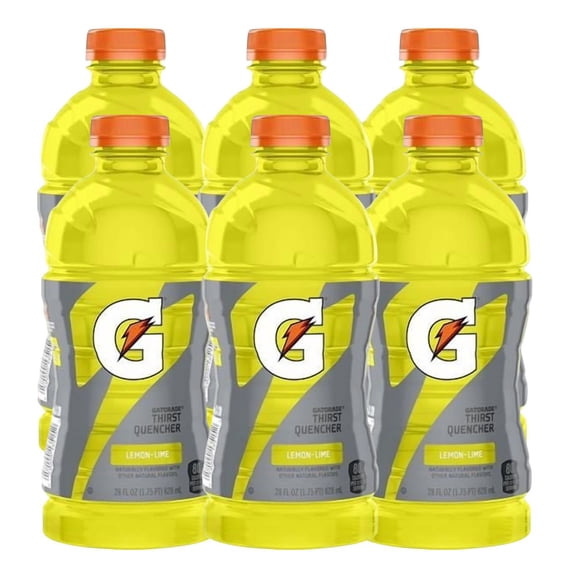 Thirst Quencher for Gatorade Lemon Lime Thirst Quencher, 28 Fl Oz (Pack of 6)