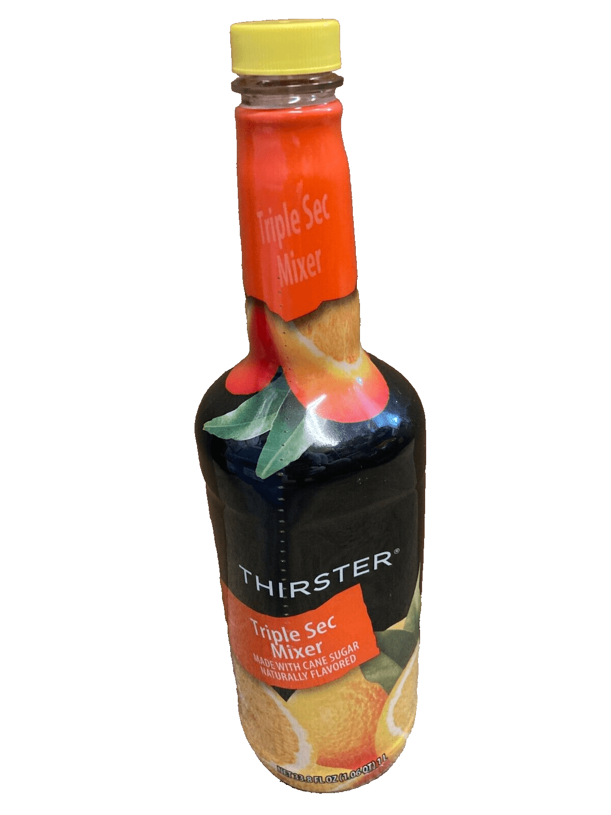 Thirster Triple Sec Mixer Made With Cane Sugar Naturally Flavored 33.8