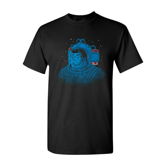 Thirsty Astronaut Space Universe Salih Gonenli Artworks Funny DT Adult T-Shirt Tee