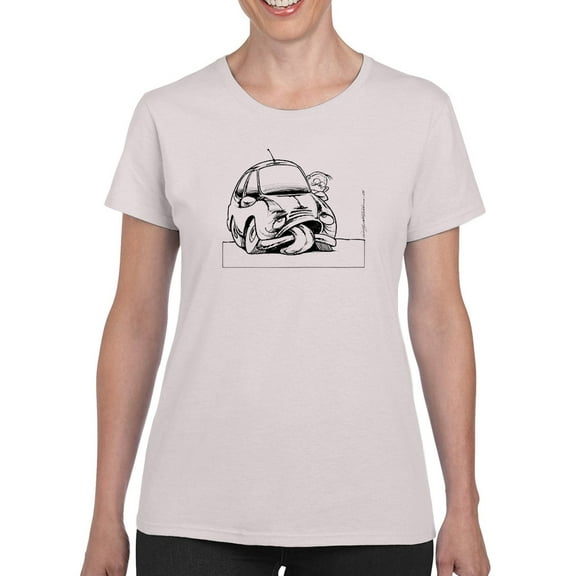 Thirsty For Petrol T-Shirt Women -Wilfred Hildonen Designs, Female 3X-Large