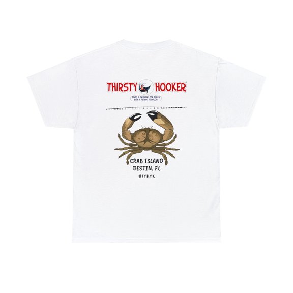 Thirsty Hooker Crab Island Tee