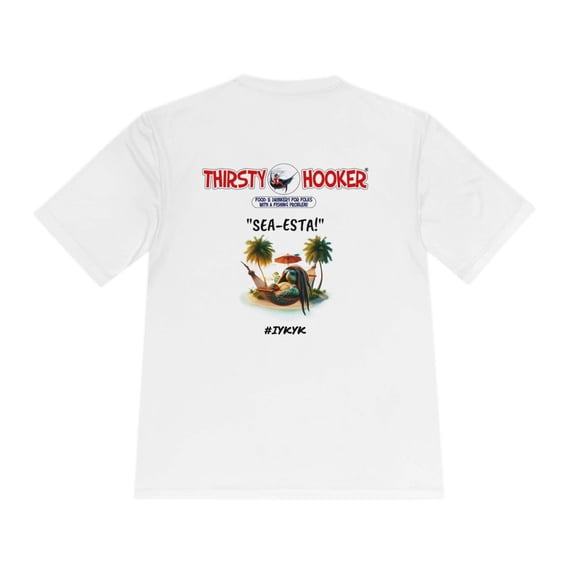 Thirsty Hooker SEA ESTA Unisex Moisture Wicking Tee