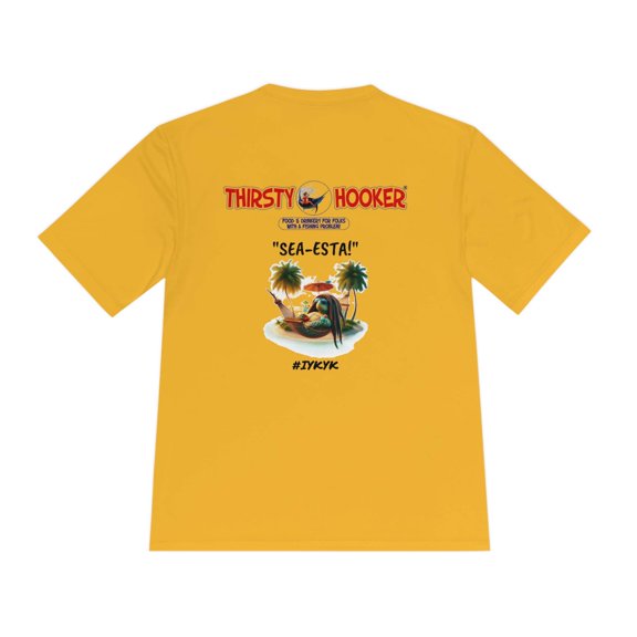 Thirsty Hooker SEA ESTA Unisex Moisture Wicking Tee