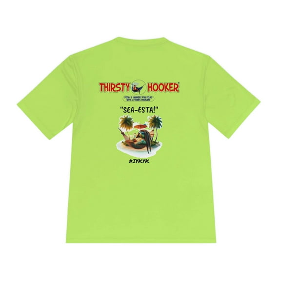 Thirsty Hooker SEA ESTA Unisex Moisture Wicking Tee
