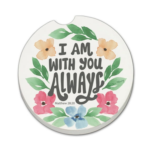 Thirstystone "Always With You" Single Absorbent Stone Car Coaster