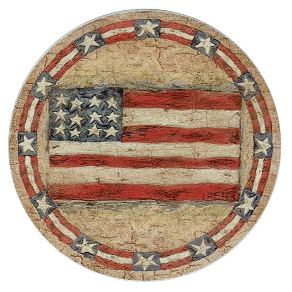 Thirstystone "Americana" 4-Pack Natural Sandstone Coasters