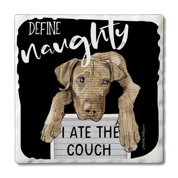 Thirstystone Ate The Couch Single Tumbled Tile Coaster Create Your Own Set