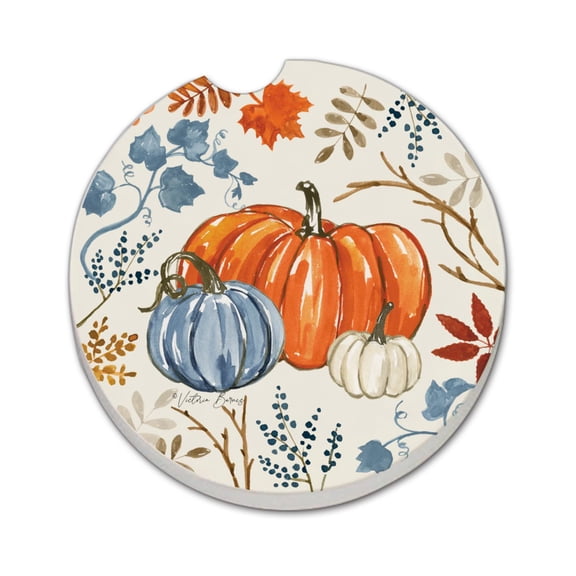 Thirstystone "Autumn Pumpkins" Single Coaster for Vehicle Cup Holder