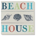 thumbnail image 1 of Thirstystone Beach House Decorative Heat Tolerant Ceramic Stone Trivet 8" Square, 1 of 6