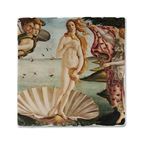 Thirstystone "Birth of Venus" 4-Pack Tumbled Tile Coasters