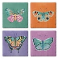 thumbnail image 1 of Thirstystone Butterfly Beauties 4-Pack Assorted Tumbled Tile Coasters, 1 of 6