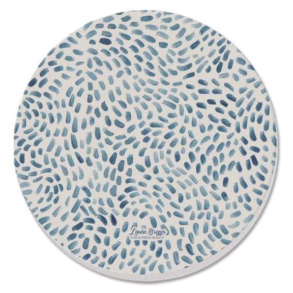 Thirstystone Drift Marks 4-Pack Round Absorbent Stone Coasters