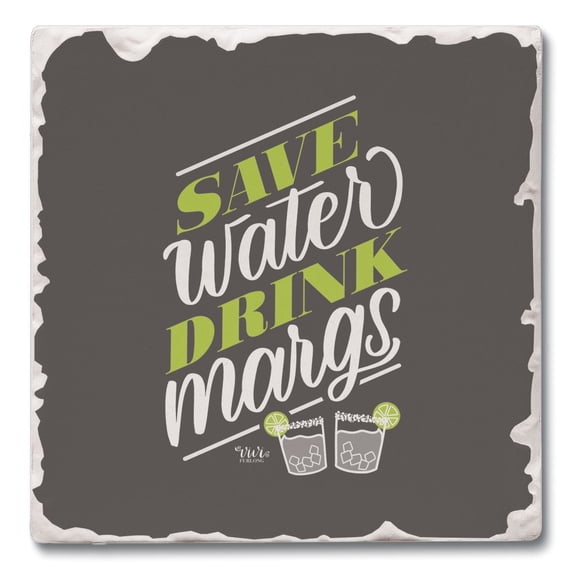 Thirstystone Drink Margs Single Tumbled Tile Coaster Create Your Own Set