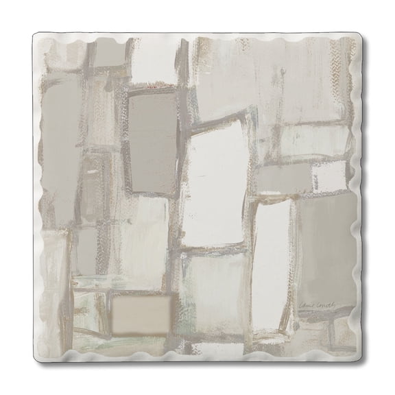 Thirstystone Foggy Morning Single Stone Tumbled Tile Coaster Create Your Own Set