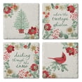 thumbnail image 1 of Thirstystone Holiday Tradition 4-Pack Assorted Tumbled Tile Coasters, 1 of 6