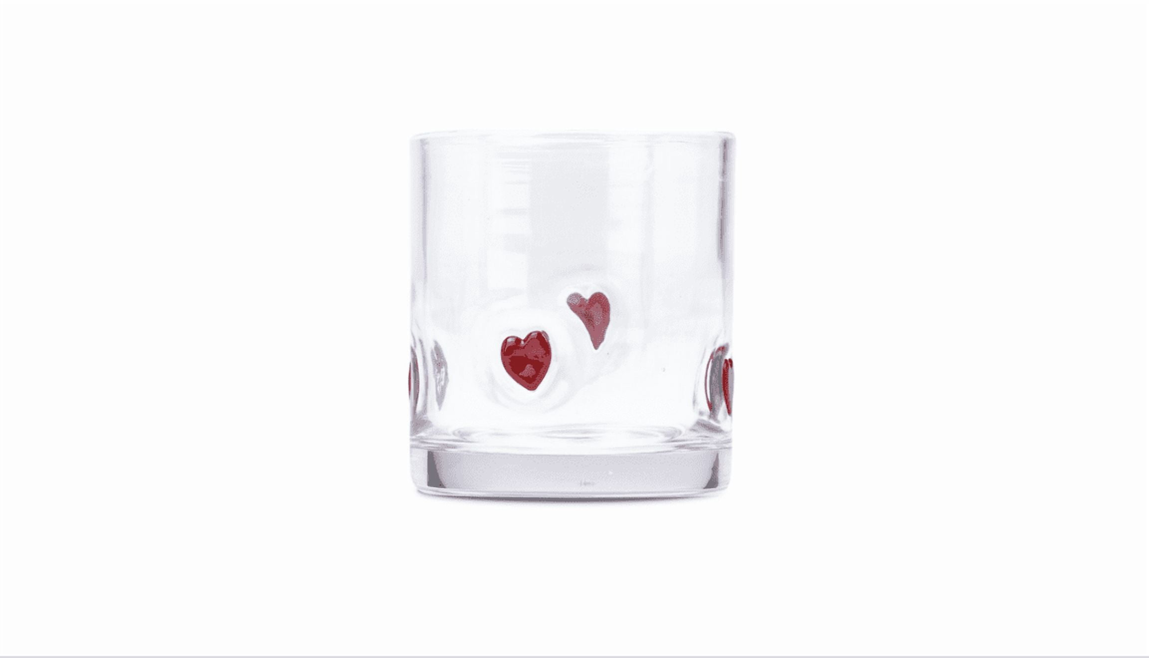 Thirstystone Icon Heart Glasses, Set of 2 - Clear - Walmart.com