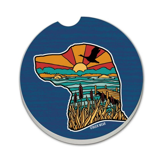 Thirstystone "Lab Life" Single Absorbent Stone Car Coaster