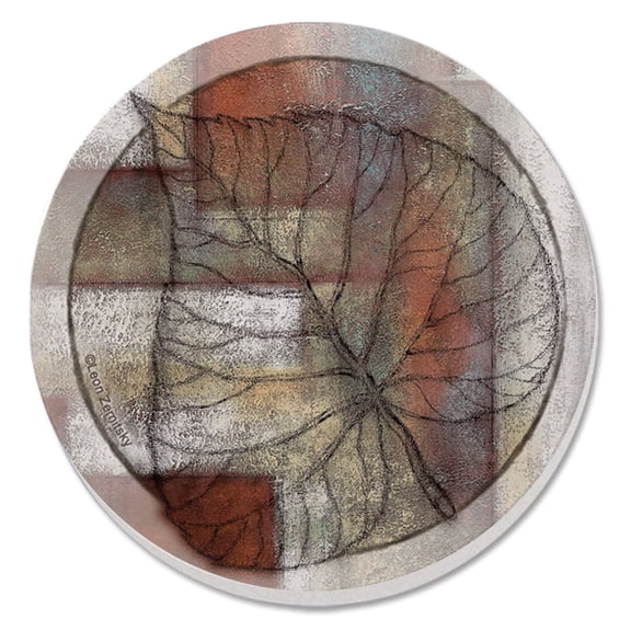 Thirstystone Leaf Whisper II Absorbent Stone Coaster 4-Pack