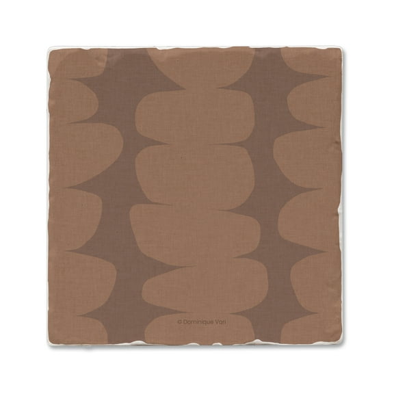 Thirstystone "Mocha Pebbles" Single Tumbled Tile Stone Coaster