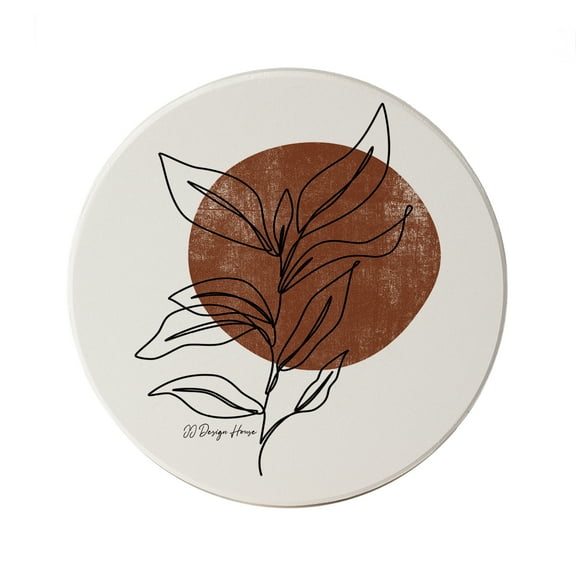 Thirstystone "Mocha Stem" Single Stone Tumbled Tile Coaster