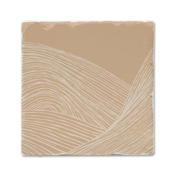 Thirstystone "Mocha Zen" Single Tumbled Tile Stone Coaster