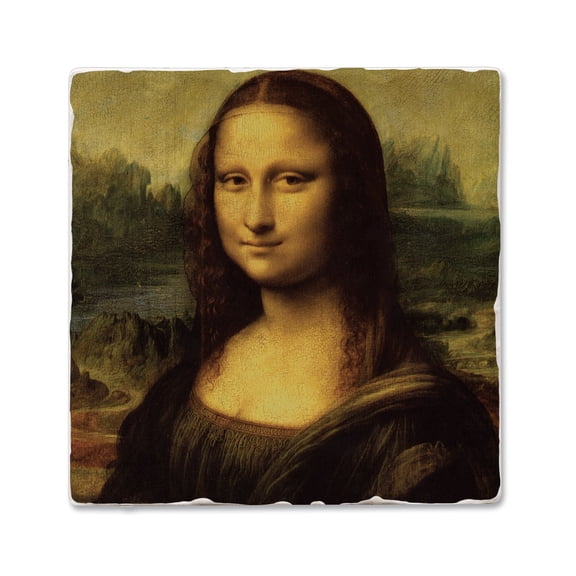 Thirstystone "Mona Lisa" 4-Pack Tumbled Tile Coasters