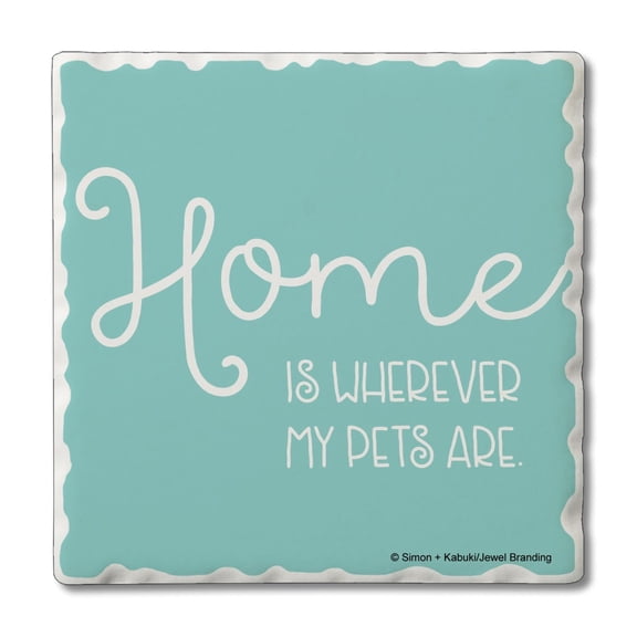Thirstystone My Pets Single Tumbled Tile Coaster Create Your Own Set