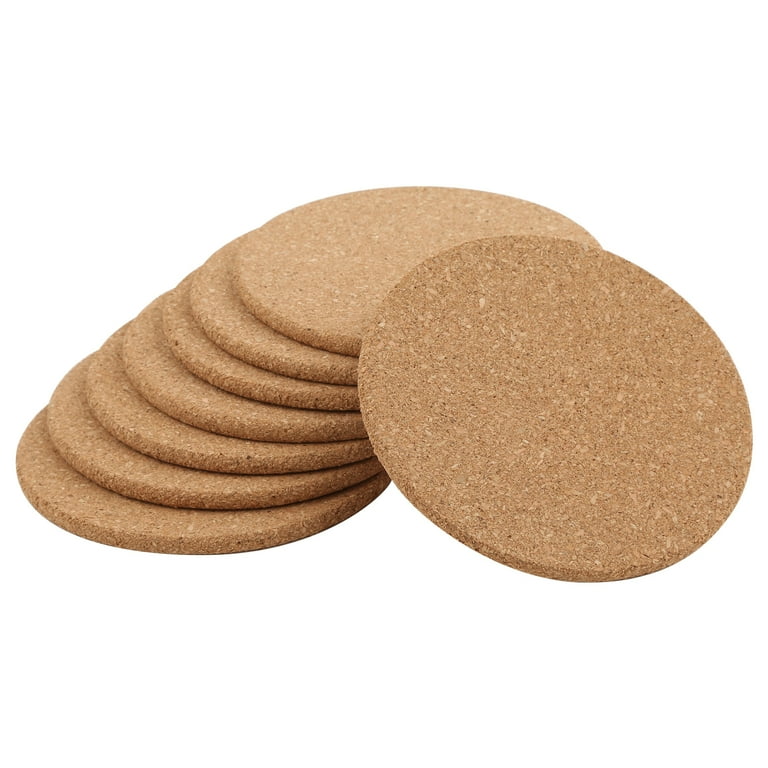 Thirstystone Natural Absorbent Cork Coasters 8-Pack