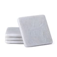 thumbnail image 1 of Thirstystone Natural White Marble Coaster 4-Pack, 1 of 5