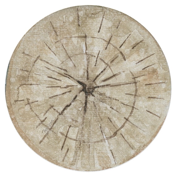 Thirstystone Nature's Trunk Single Round Natural Sandstone Coaster Create Your Own Set