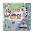thumbnail image 1 of Thirstystone "North Carolina Attractions" 4-Pack Tumbled Tile Coasters, 1 of 7