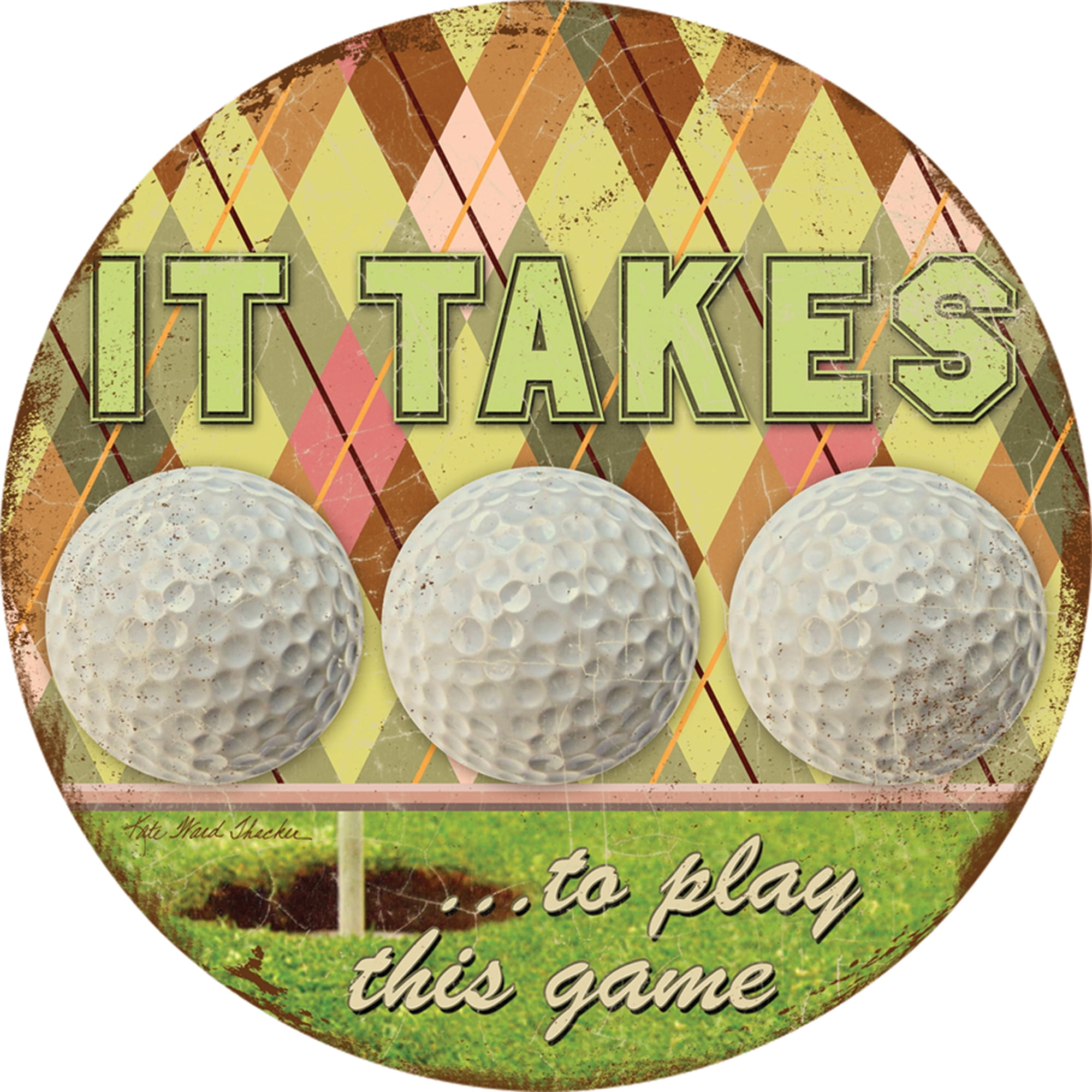 Thirstystone Occasions Drink Coasters, It Takes Balls