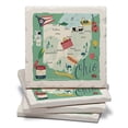 thumbnail image 1 of Thirstystone Ohio Home State Tumbled Tile Coaster 4-Pack, 1 of 8
