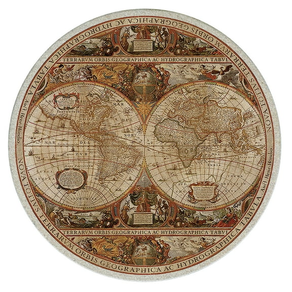 Thirstystone "Old World Map" 4-Pack Sandstone Coasters