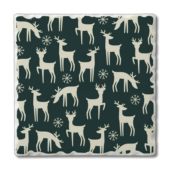 Thirstystone "Reindeer Games" Single Tumbled Tile Coaster