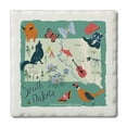 thumbnail image 1 of Thirstystone "South Dakota Home" 4-Pack Tumbled Tile Coasters, 1 of 7