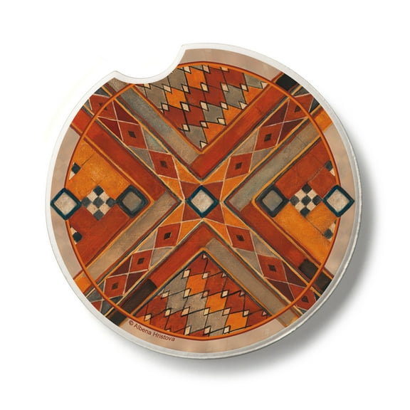 Thirstystone "Southwest Design" Single Absorbent Stone Car Coaster
