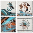 thumbnail image 1 of Thirstystone Southwest Fluidity 4-Pack Assorted Tumbled Tile Stone Coasters, 1 of 7