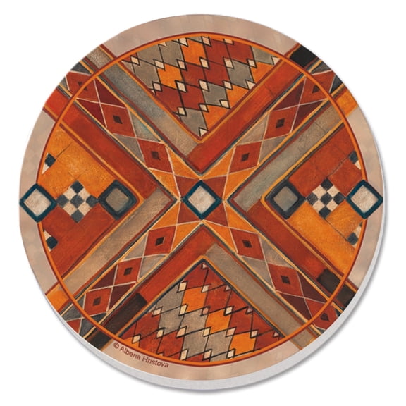Thirstystone Southwest Pattern III Absorbent Stone Coaster 4-Pack